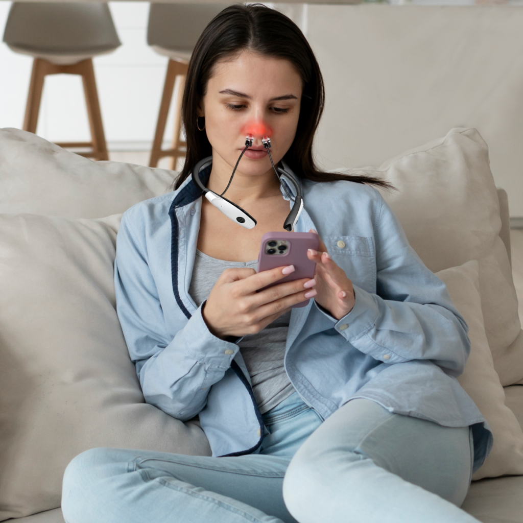 2 in 1 Laser Device for Ear & Nose | Non-Invasive, Portable & Ideal for Pain Relief and Sinus Congestion