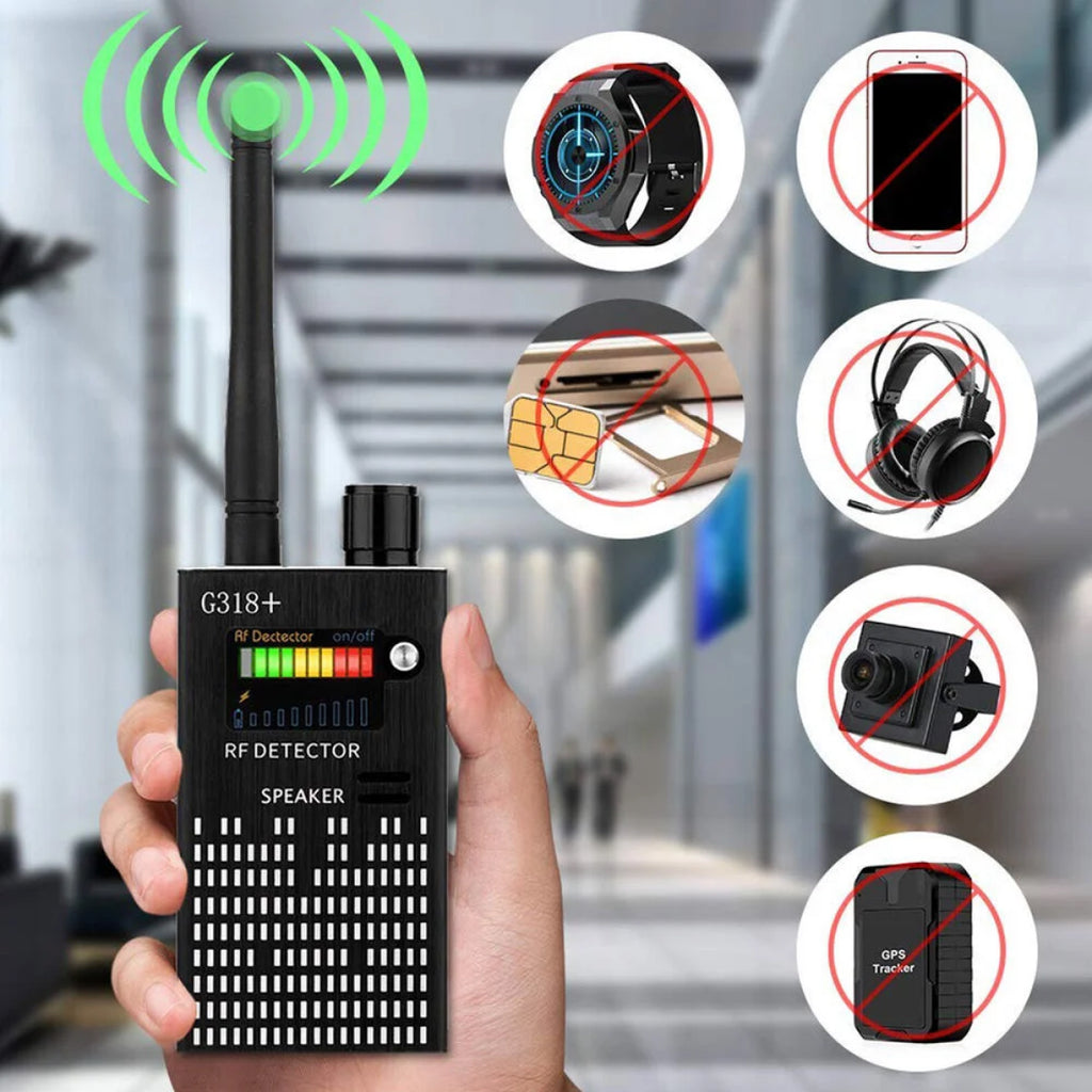 Spy Decoder Digital Spy Detector Device | RF Bug Detector, Hidden Camera & GPS Tracker Fin ...