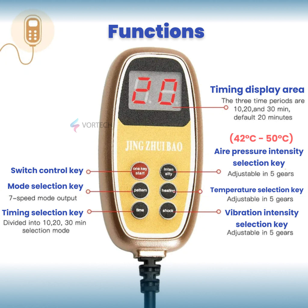 Neck Stretcher Massager - Portable Neck Massager, Electric Kneading Heat for Tension and Pain Relief