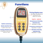 Neck Stretcher Massager - Portable Neck Massager, Electric Kneading Heat for Tension and Pain Relief