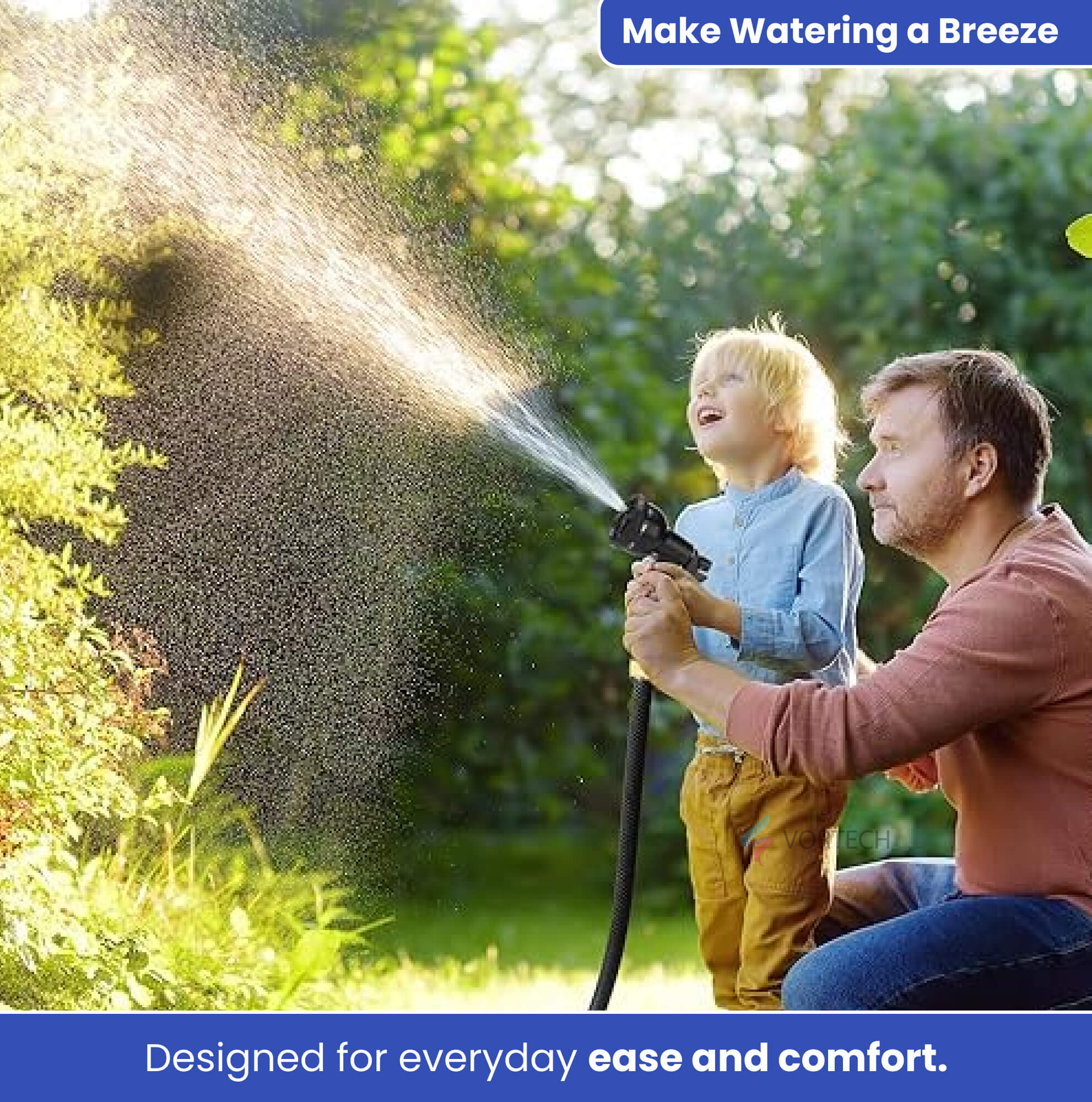Expandable Garden Hose | Lightweight, Durable & Versatile for Watering, Car Washing, and Outdoor Cleaning