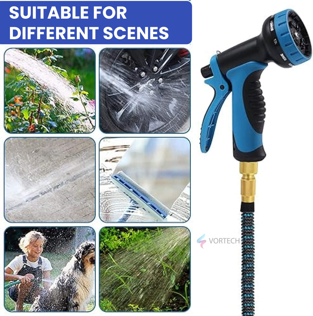 Expandable Garden Hose | Lightweight, Durable & Versatile for Watering, Car Washing, and Outdoor Cleaning