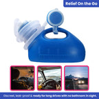 Portable Urine Travel Container | 2000ML Leak-Proof Design for Men & Women, Ideal for Camping, Hospitals, and Road Trips