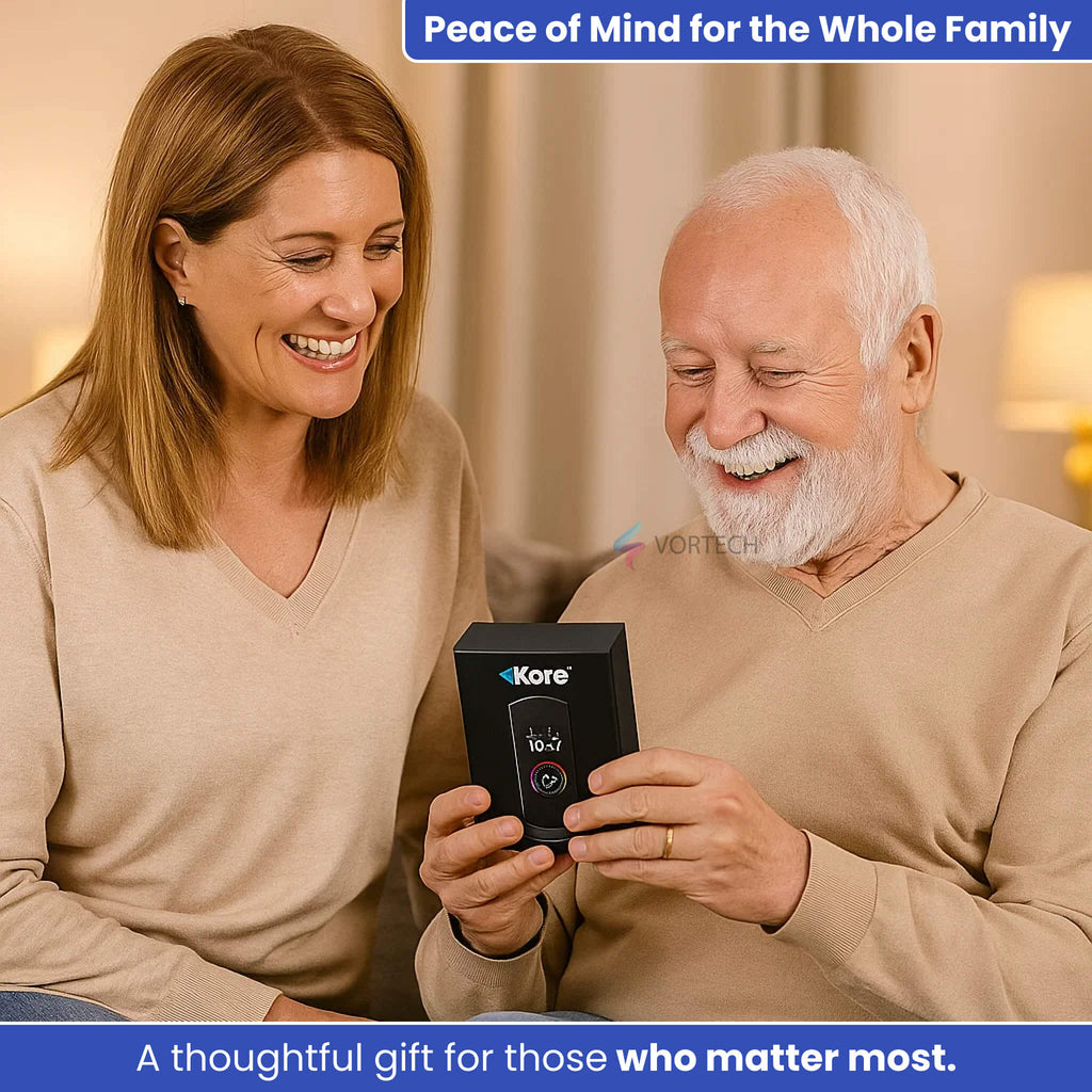 Kore Smartwatch | Heart Rate Monitoring, IP67 Waterproof & Ideal for Seniors' Health Tracking