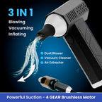 Portable Car Vacuum Cleaner | Wireless, Lightweight & Versatile for Home, Garage & Auto Cleaning