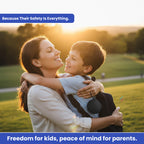 Child GPS Tracker with Real-Time Location | No Subscription, Waterproof & Lightweight Design for Everyday Safety