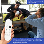 Chromecast 4 Replacement Remote | Easy Navigation & Quick Access for Seamless Streaming Experience