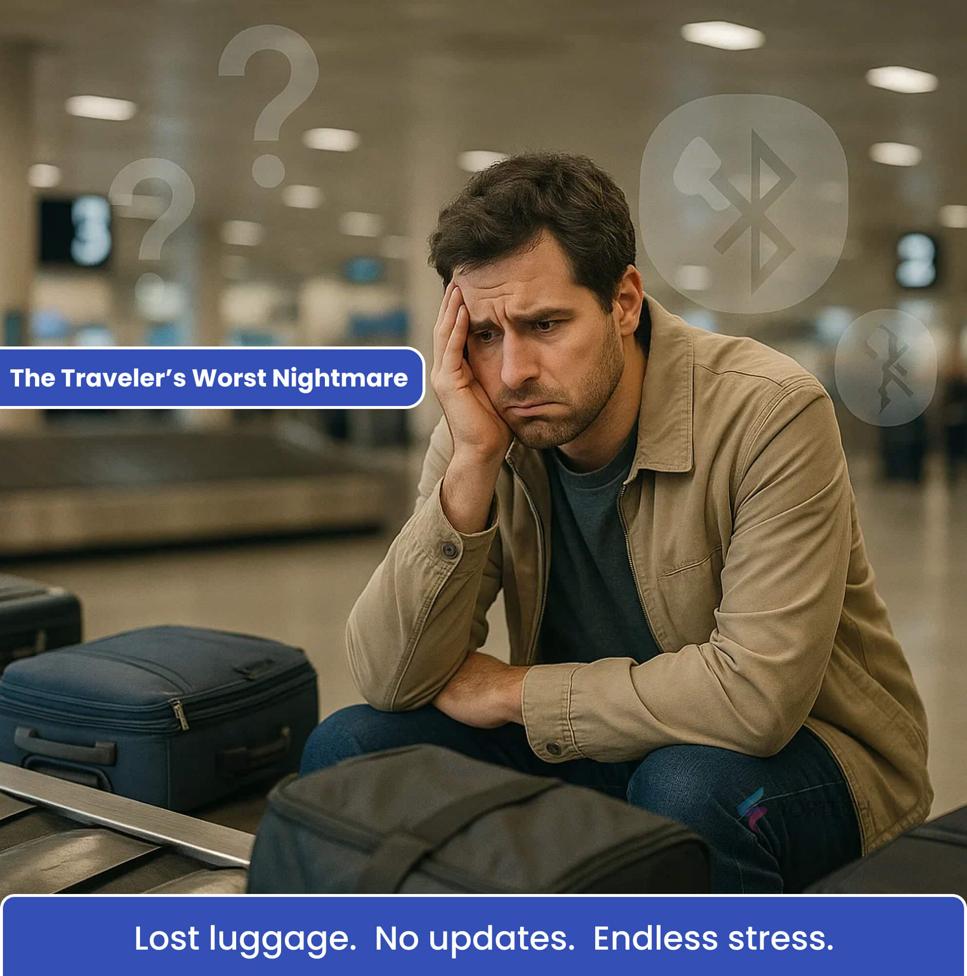 4G Luggage GPS Tracker with Real-Time Location | No Subscription, Geofencing Alerts & Anti-Theft Design for Travel Security