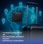 4G Luggage GPS Tracker with Real-Time Location | No Subscription, Geofencing Alerts & Anti-Theft Design for Travel Security