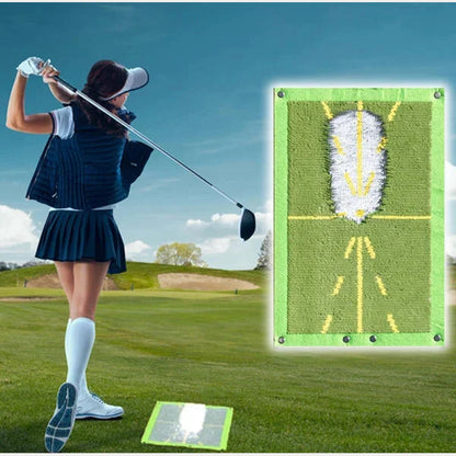 Golf Training Mat – Precision Swing Detection Divot Mat – Indoor and Outdoor Practice Tool for Perfect Swing