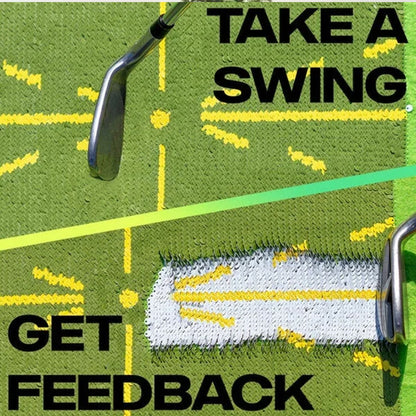 Golf Training Mat – Precision Swing Detection Divot Mat – Indoor and Outdoor Practice Tool for Perfect Swing