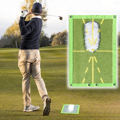 Golf Training Mat – Precision Swing Detection Divot Mat – Indoor and Outdoor Practice Tool for Perfect Swing