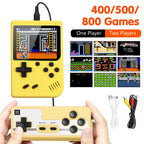 Retro Video Game Console | 500 Built-in Classic Games, 2.8-Inch Display & Portable for Kids Entertainment