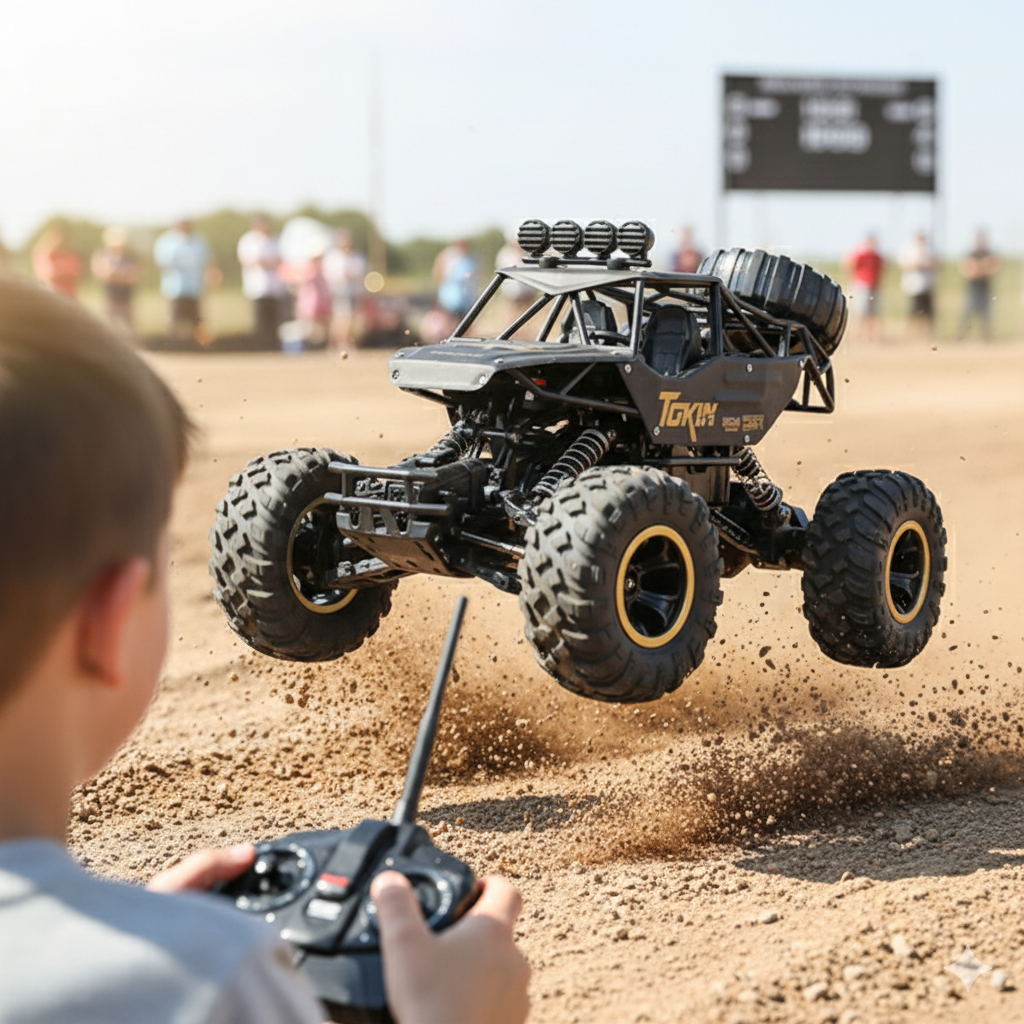 1:12 Scale Remote Control Truck for Kids | Large 4WD Off Road RC Car