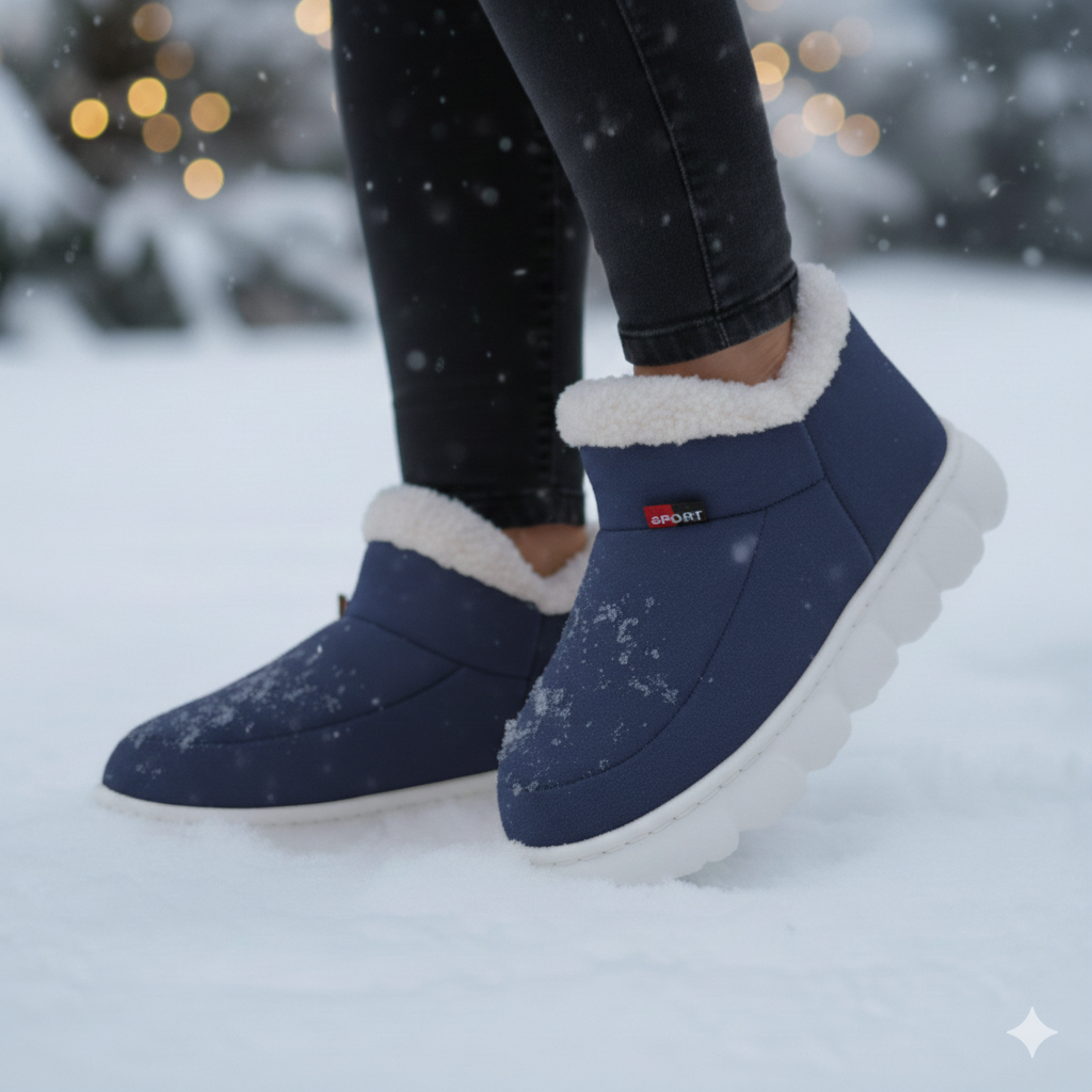 Women’s Extra-Wide 4E Winter Boots | Waterproof Kid Suede with Plush Thermal Lining and Anti-Skid Platform