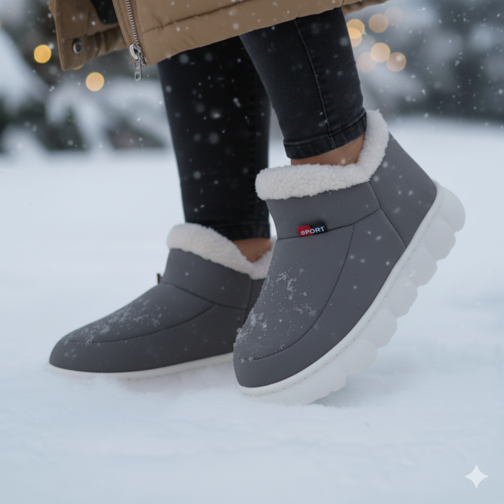 Women’s Extra-Wide 4E Winter Boots | Waterproof Kid Suede with Plush Thermal Lining and Anti-Skid Platform