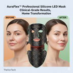 Infrared LED Facial Mask | Premium Light Therapy Device for Skin Rejuvenation | Laser Light Treatment Mask