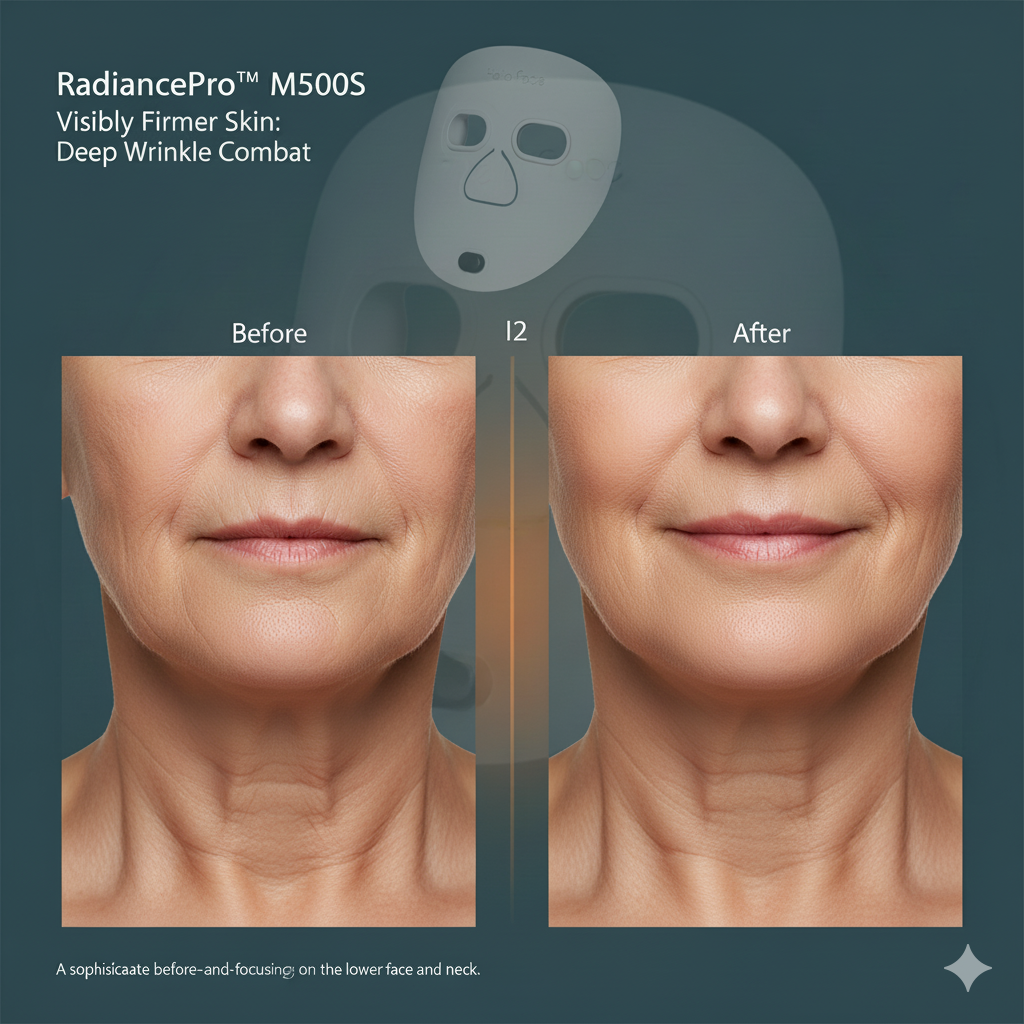 Ultra-Light 120g LED Phototherapy Mask | Deep Wrinkle Support for Aging Skin & Elderly Users