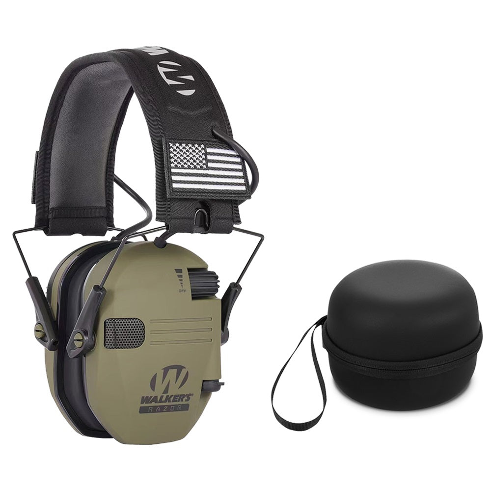 Electronic Earmuffs for Hearing Protection - Noise-Canceling Headphones for Shooting, Hunting, and Industrial Use