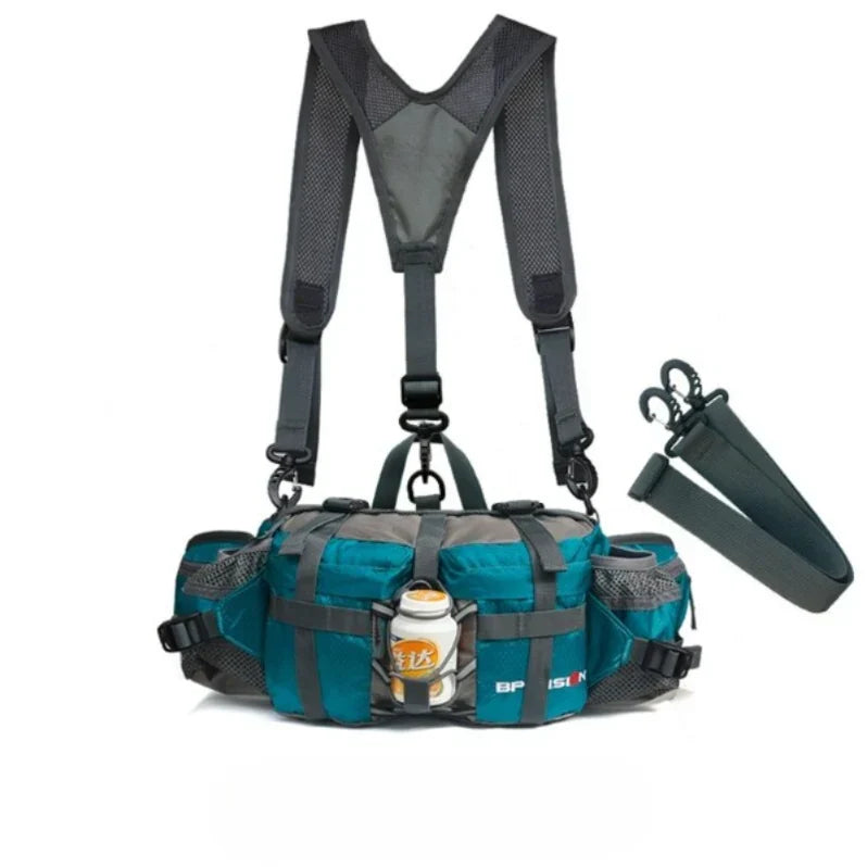 Outdoor Sports Waist Backpack for Hiking, Running, and Cycling - Lightweight, Adjustable, Water-Resistant Design