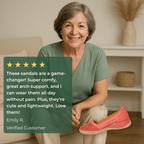 Women’s Breathable Orthopedic Sandals | Arch Support, Lightweight Design & Ideal for All-Day Comfort