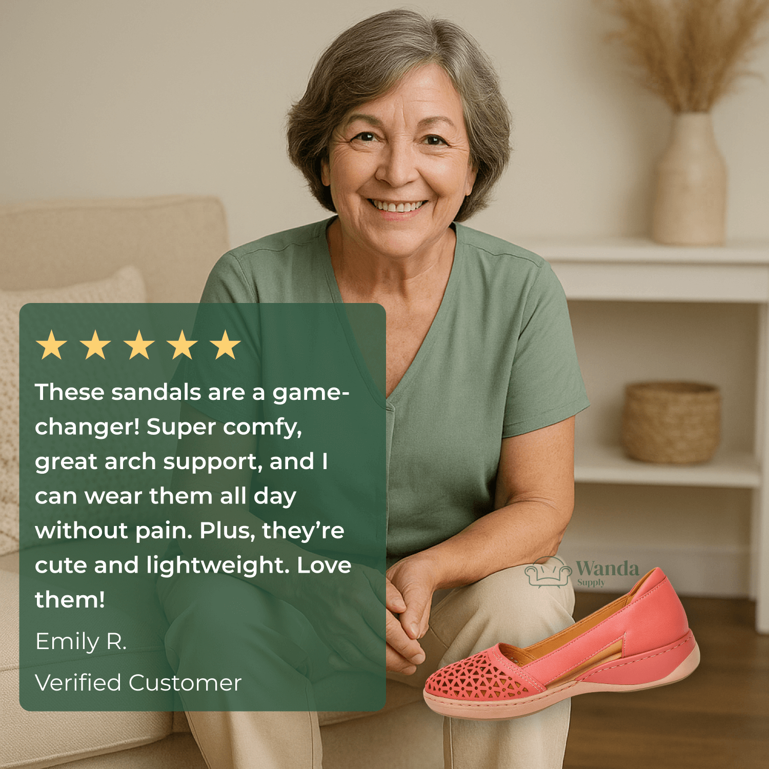 Women’s Breathable Orthopedic Sandals | Arch Support, Lightweight Design & Ideal for All-Day Comfort