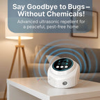 Plug-In Ultrasonic Rat Repellent | 4-Speaker Electronic Rodent Deterrent for Indoor Use – Silent, Chemical-Free & 3200 sq. ft. Coverage