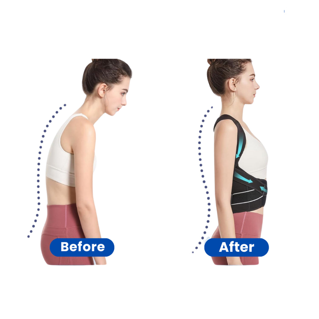 Back Harness for Posture Correction - Adjustable Support for Improved Alignment
