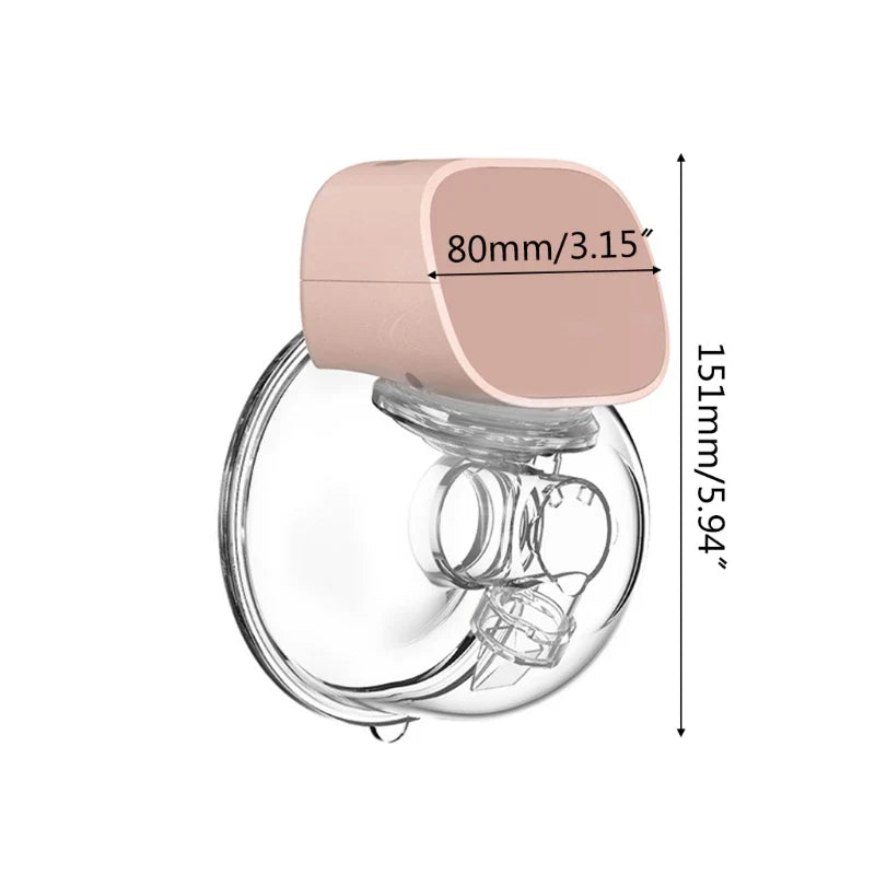 Wearable Electric Breast Pump | USB Rechargeable, Hands-Free & Silent for On-the-Go Breastfeeding
