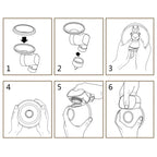 Wearable Electric Breast Pump | USB Rechargeable, Hands-Free & Silent for On-the-Go Breastfeeding