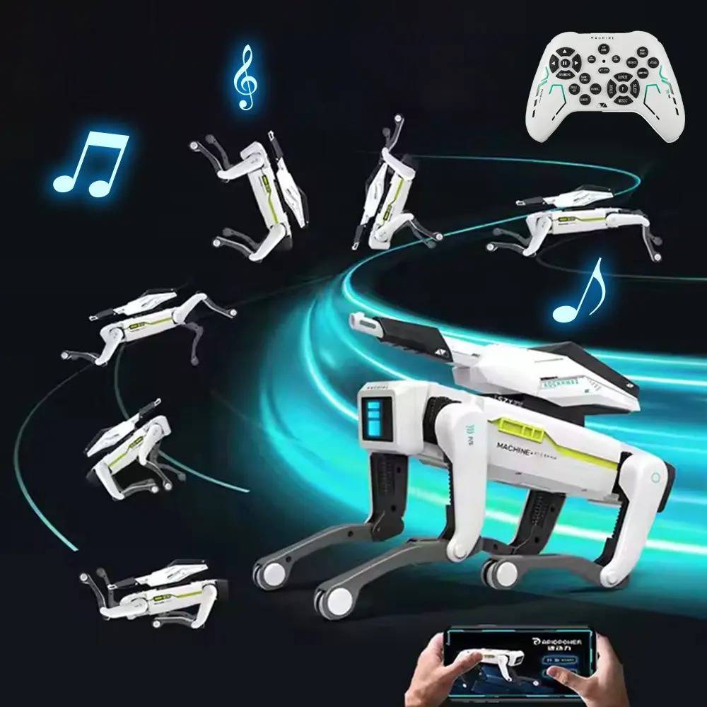 RC Robot Dog | Voice-Controlled, Programmable with 15+ Movements & Interactive Entertainment for Kids and Pet Lovers