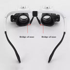 LED Magnifier Glasses with Adjustable Lens – High Precision for Detailed Work, Crafts, and Hobbies