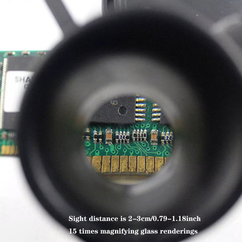 LED Magnifier Glasses with Adjustable Lens – High Precision for Detailed Work, Crafts, and Hobbies