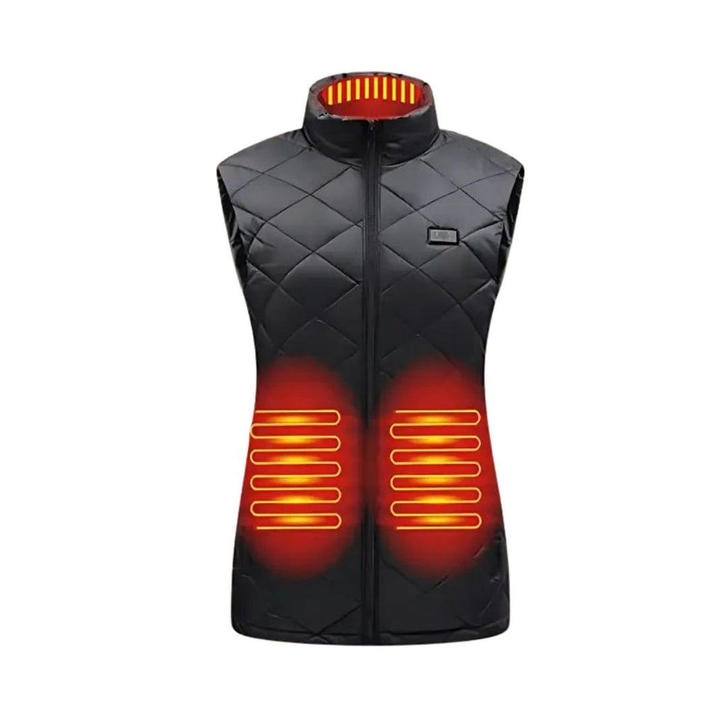 Women's Heated Gilet | 9 Heating Zones, Rechargeable & Lightweight for Cold Weather Adventures