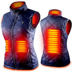Women's Heated Gilet | 9 Heating Zones, Rechargeable & Lightweight for Cold Weather Adventures