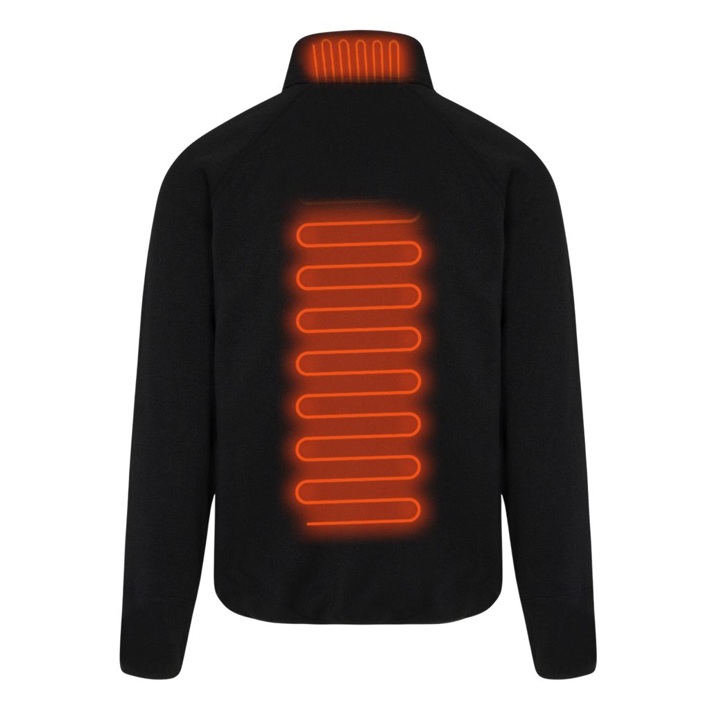 Heated Fleece Jacket | Ultra-Soft, Breathable & Rechargeable with 3 Heat Settings for Men
