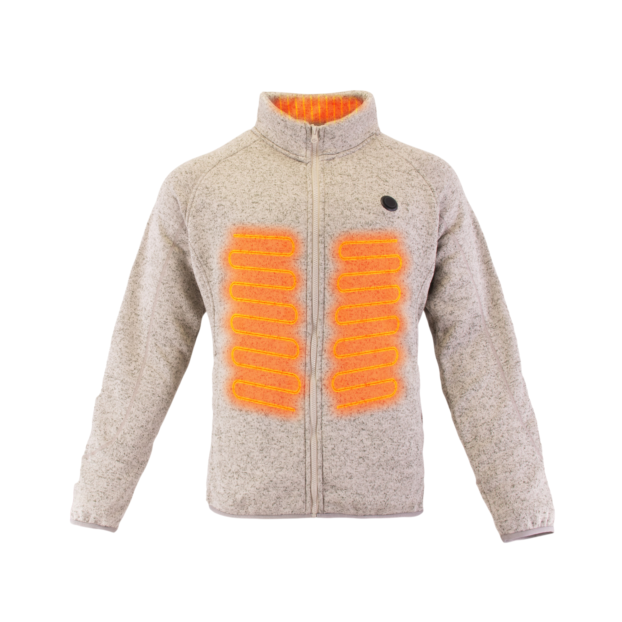 Heated Fleece Jacket | Ultra-Soft, Breathable & Rechargeable with 3 Heat Settings for Men