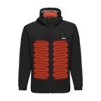 Women's Heated Jacket | 7.4V Rechargeable Battery, 3 Heat Settings & Soft Fleece for Outdoor Use