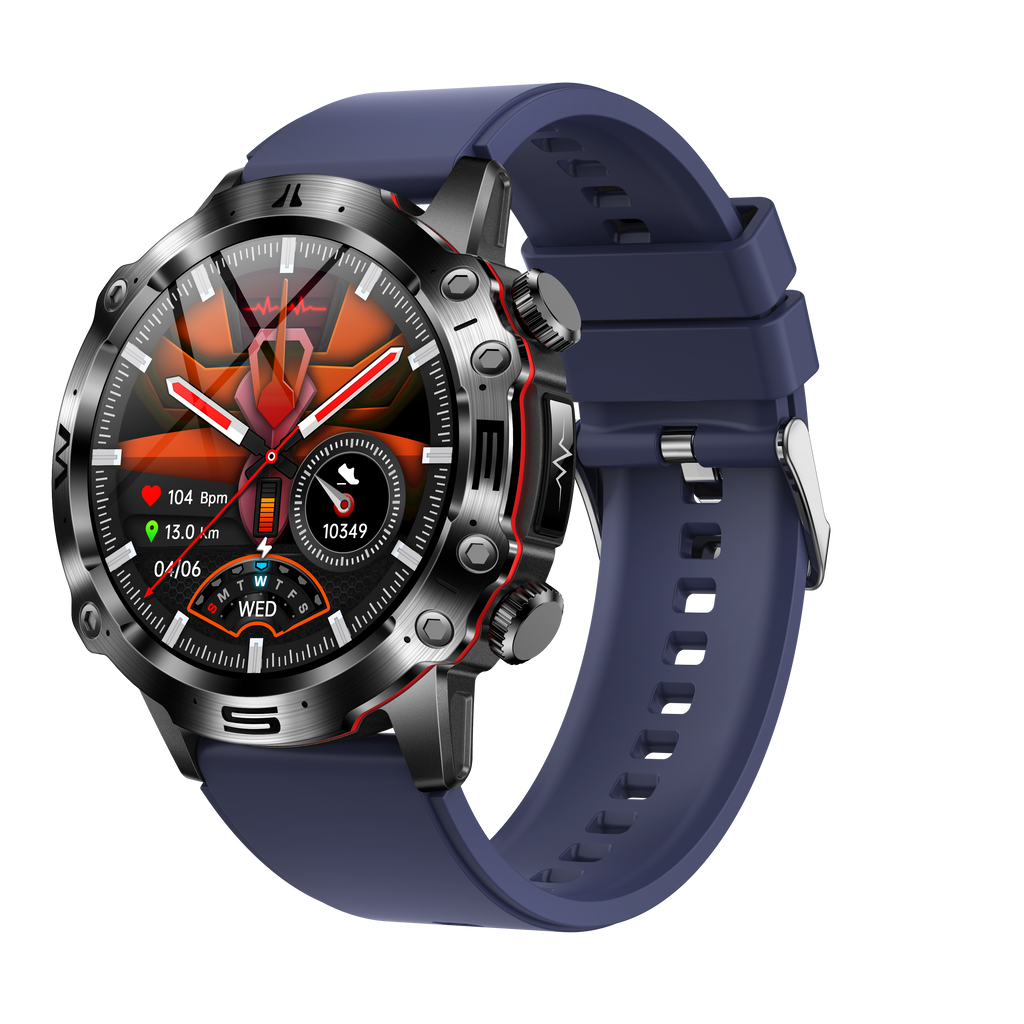 ECG Health Smartwatch | Blood Pressure, Blood Sugar Monitoring & Bluetooth Calls for Sports and Fitness Tracking