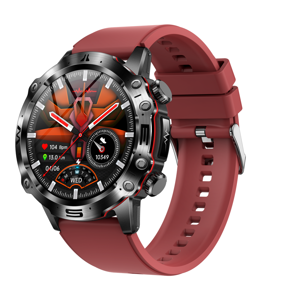 ECG Health Smartwatch | Blood Pressure, Blood Sugar Monitoring & Bluetooth Calls for Sports and Fitness Tracking