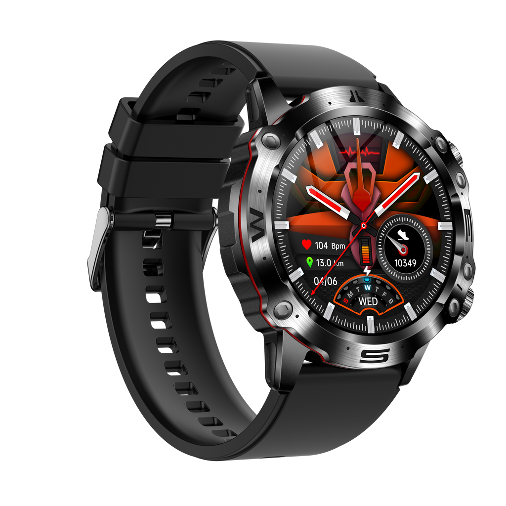 ECG Health Smartwatch | Blood Pressure, Blood Sugar Monitoring & Bluetooth Calls for Sports and Fitness Tracking