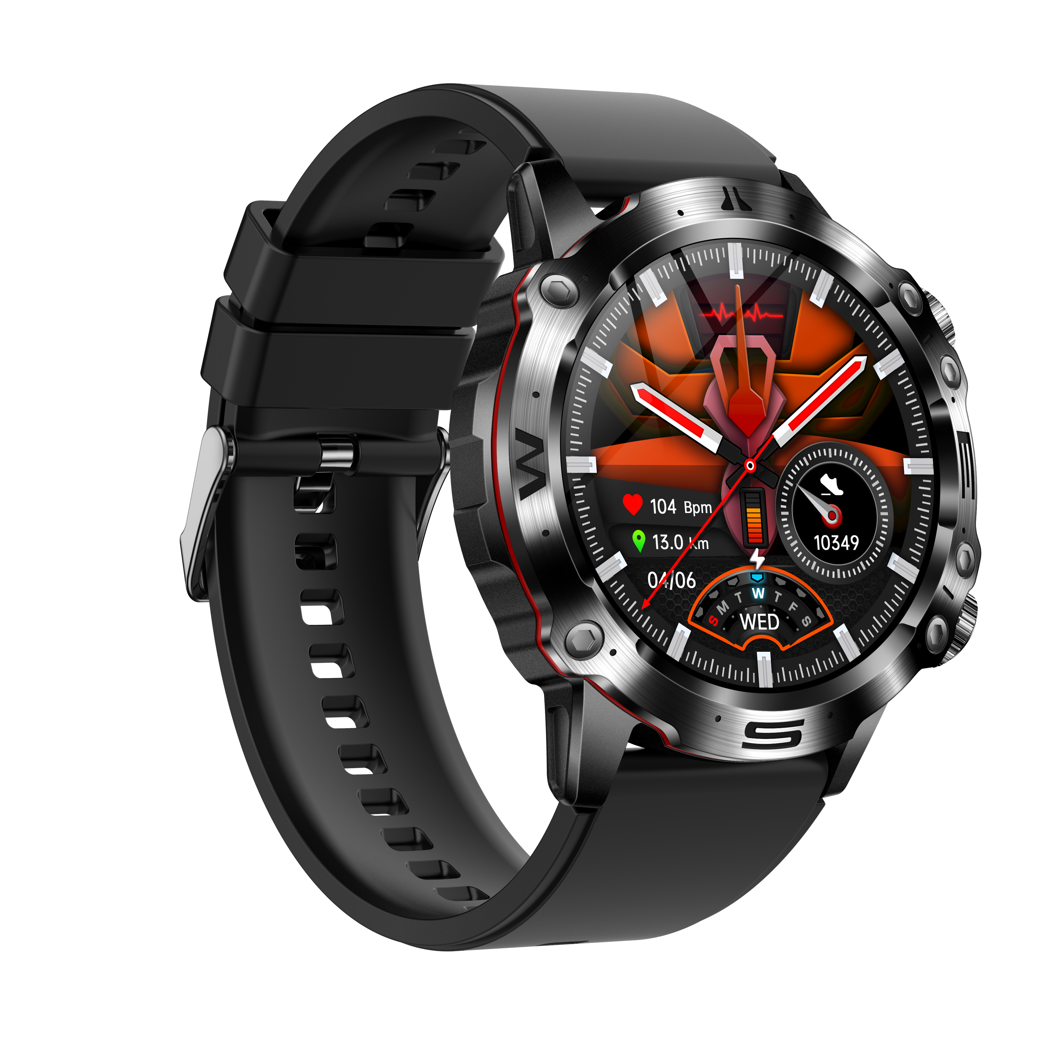 ECG Health Smartwatch | Blood Pressure, Blood Sugar Monitoring & Bluetooth Calls for Sports and Fitness Tracking