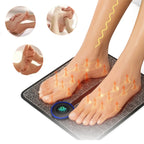 EMS Foot Massager Mat – 8 Modes & 19 Levels | Rechargeable