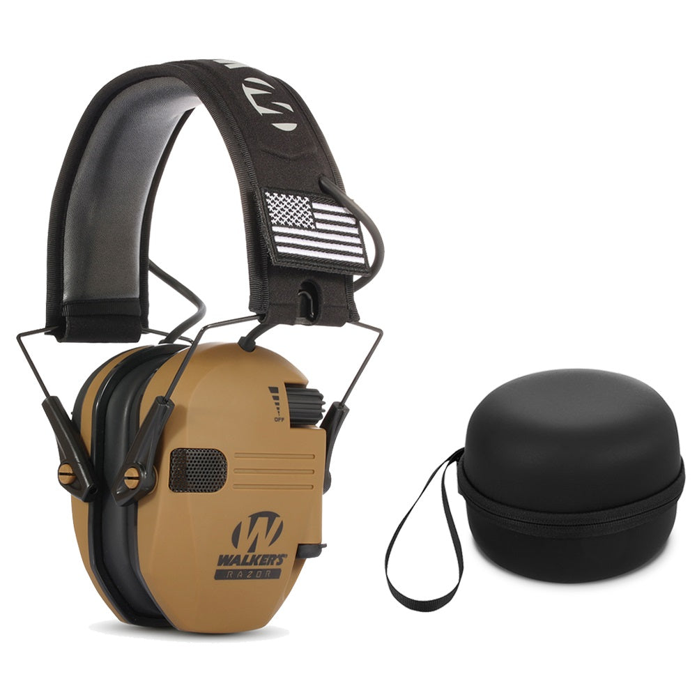 Electronic Earmuffs for Hearing Protection - Noise-Canceling Headphones for Shooting, Hunting, and Industrial Use