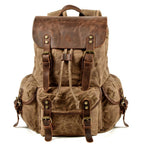 Crazy Horse Leather Backpack | Durable, Water-Resistant & Perfect for Work, Travel, or Everyday Use