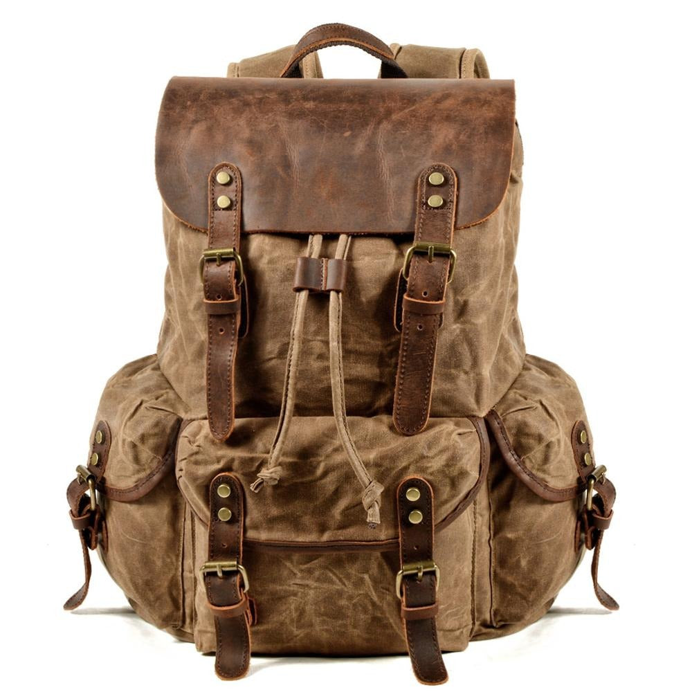 Crazy Horse Leather Backpack | Durable, Water-Resistant & Perfect for Work, Travel, or Everyday Use