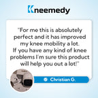 Knee Massager with Heat Therapy | Pain Relief & Joint Recovery - Portable Heated Knee Massage for Comfort & Mobility