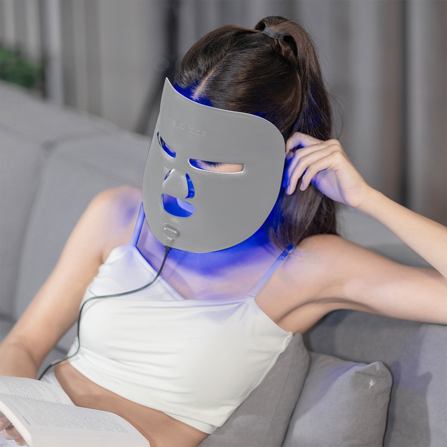 LED Light Therapy Mask | 4-in-1 Color Treatment for Acne, Wrinkles, Pigmentation & Skin Repair
