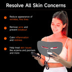 LED Light Therapy Mask | 4-in-1 Color Treatment for Acne, Wrinkles, Pigmentation & Skin Repair