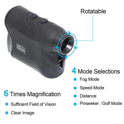 Golf Rangefinder | 600 Meter Laser Distance Measurer - Accurate, Compact, and User-Friendly Tool for Precise Golfing Performance